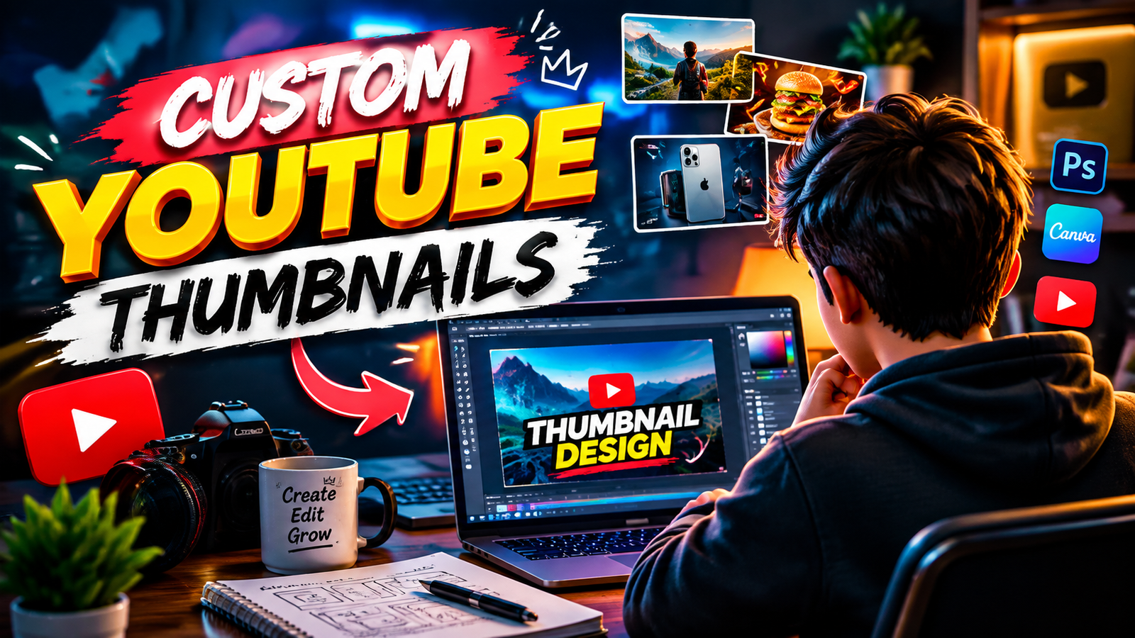 Thumbnail example from my YouTube project